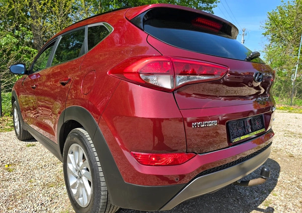 Hyundai Tucson cena 66999 przebieg: 168841, rok produkcji 2015 z Łęczna małe 781